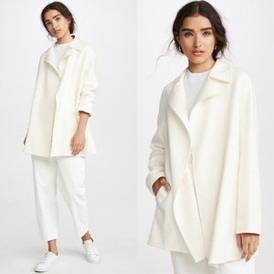 Theory Overlay White Coat